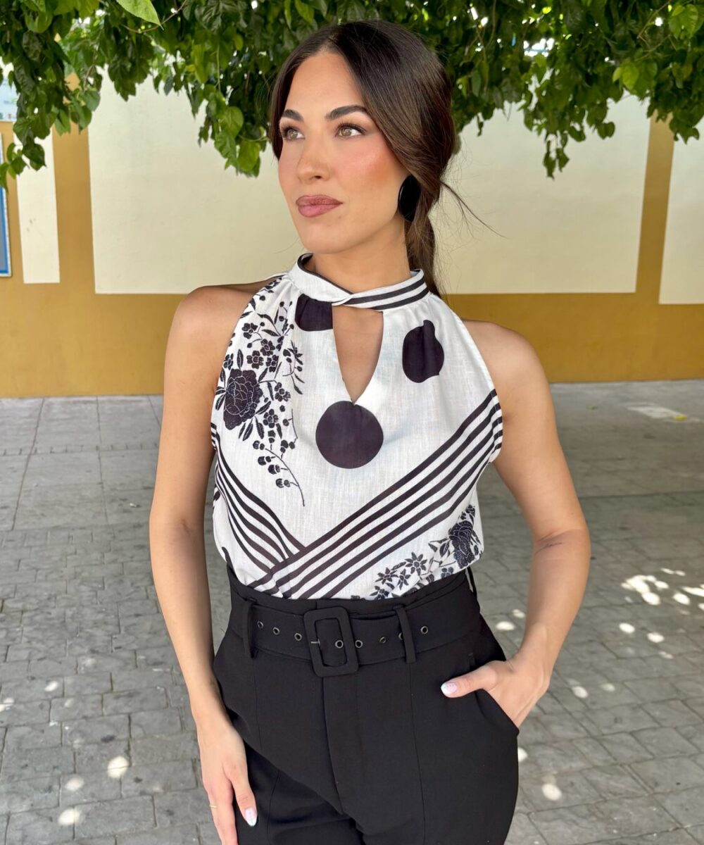 Alternative view of Blusa preludio cuello halter