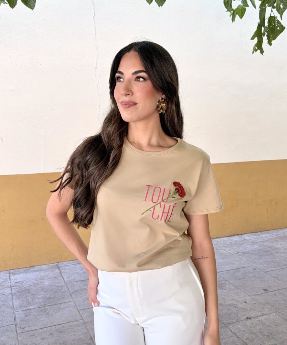 Alternative view of Camiseta Touché clavel