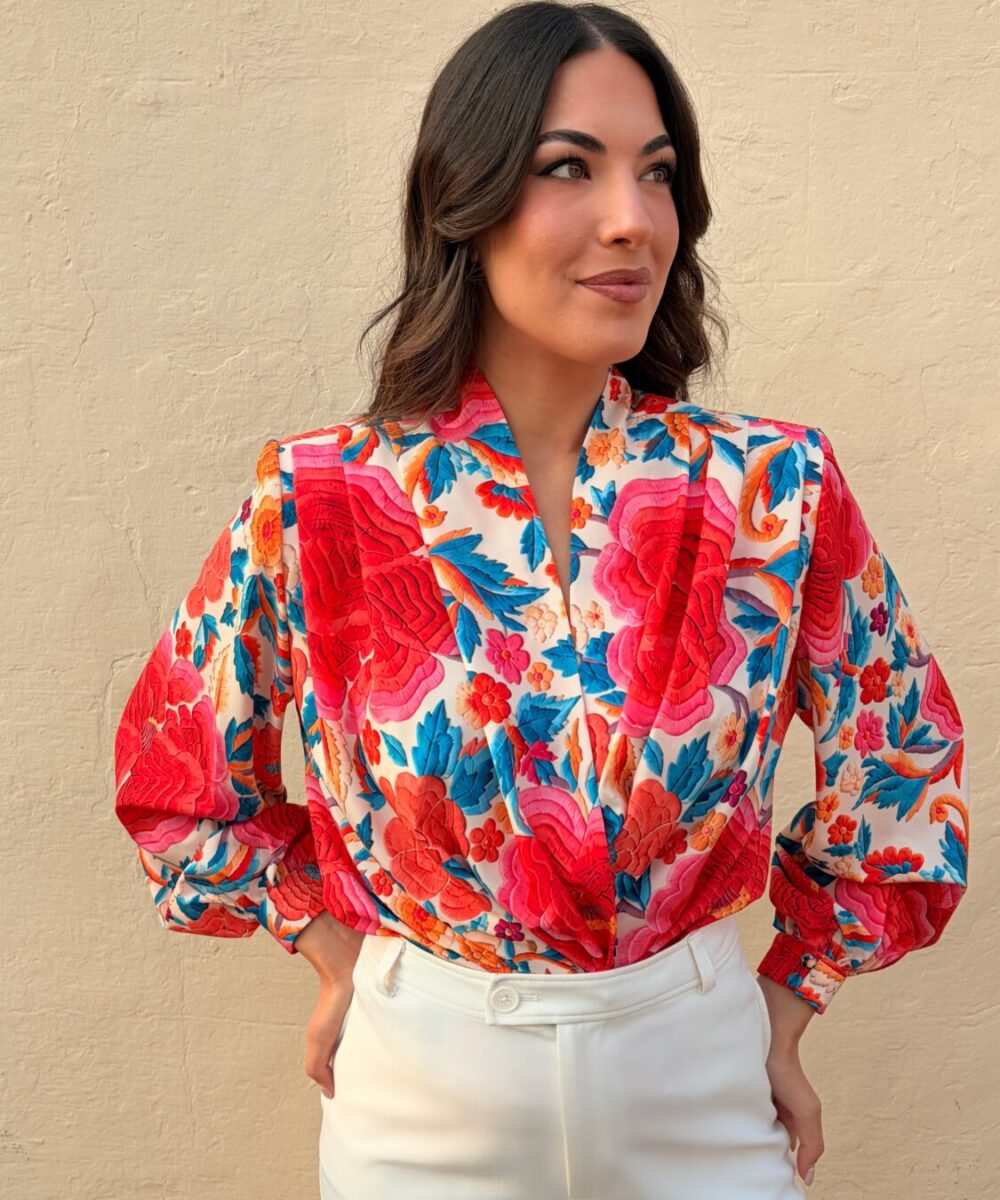 Alternative view of Blusa cruzada