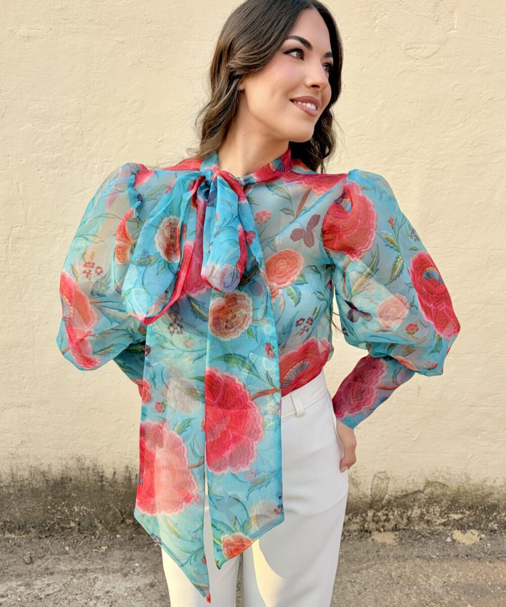 Blusa organza
